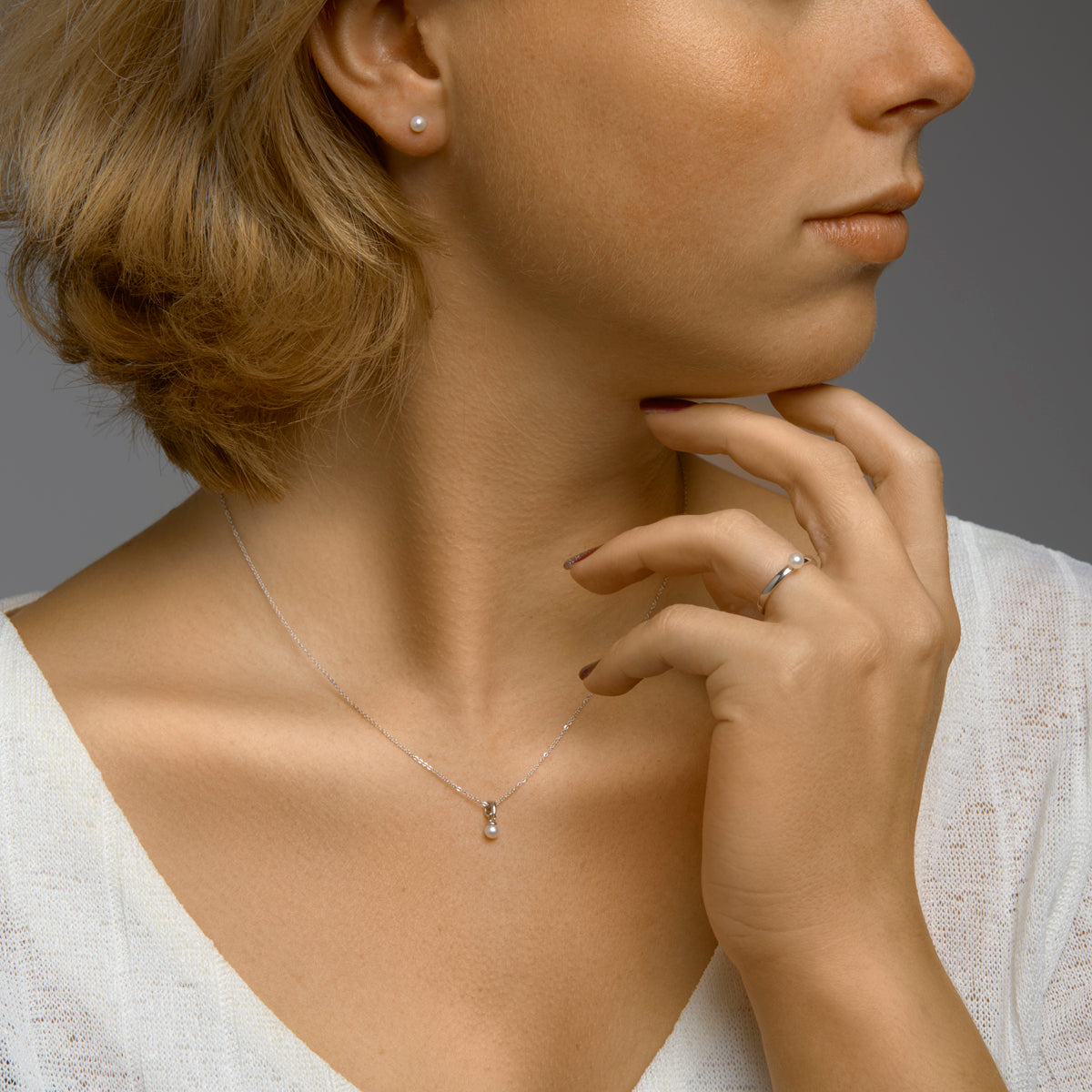 vDam Ring Parel Zilver Gerhodineerd 1333337 Maat 16½