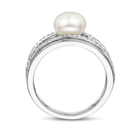 vDam Ring Parel Zilver Gerhodineerd 1336775 Maat 17¼