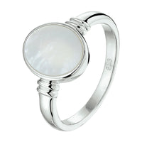 vDam Ring Parelmoer Zilver Gerhodineerd 1328735