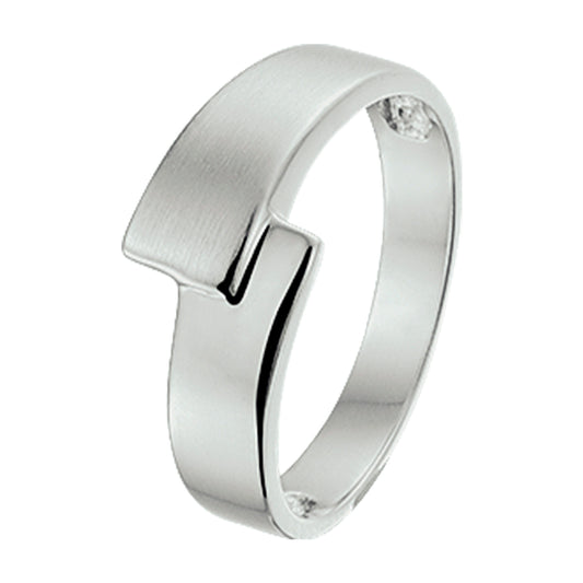 vDam Ring Poli/mat Zilver Gerhodineerd 1326881