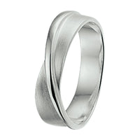 vDam Ring Poli/mat Zilver Gerhodineerd 1326901