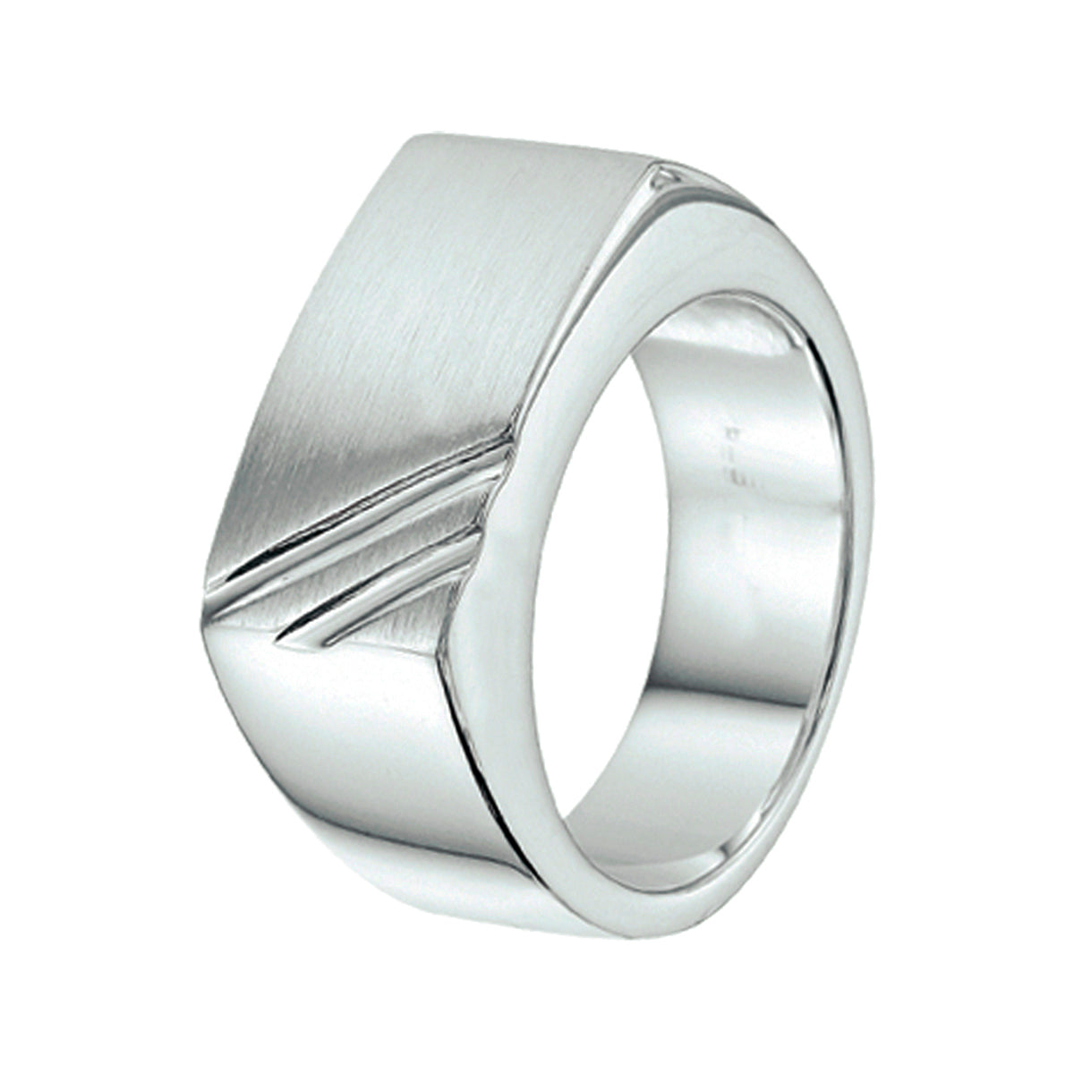 vDam Ring Poli/mat Zilver Gerhodineerd 1337925