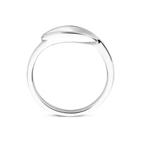 vDam Ring Poli/mat Zilver Gerhodineerd 1340840 Maat 17¼