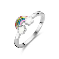 vDam Ring Regenboog Zilver Gerhodineerd 1336210