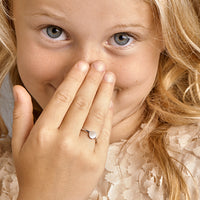 vDam Ring Rondje Zilver Gerhodineerd 1325064 Maat 15¼