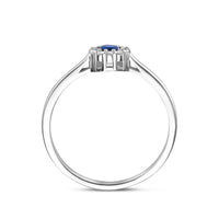 vDam Ring Saffier Zirkonia Zilver Gerhodineerd 1341434 Maat 18½