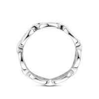 vDam Ring Schakel Zilver Gerhodineerd 1339555 Maat 16