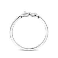 vDam Ring Strik Zilver Gerhodineerd 1339711 Maat 16½