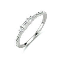 vDam Ring Trilogie Zirkonia Zilver Gerhodineerd 1335013