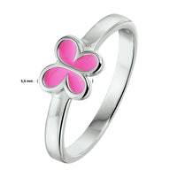 vDam Ring Vlinder Zilver Gerhodineerd 1329220 Maat 13½