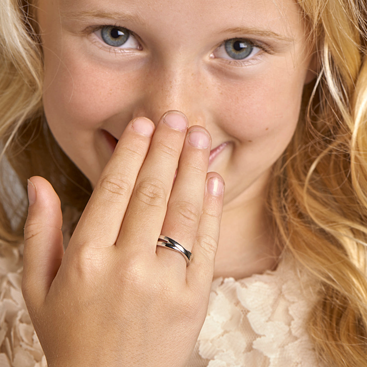 vDam Ring Zilver Gerhodineerd 1325162 Maat 16½