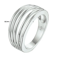 vDam Ring Zilver Gerhodineerd 1328126 Maat 18½