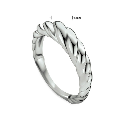 vDam Ring Zilver Gerhodineerd 1334436 Maat 17¾