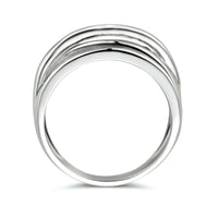 vDam Ring Zilver Gerhodineerd 1334974 Maat 19