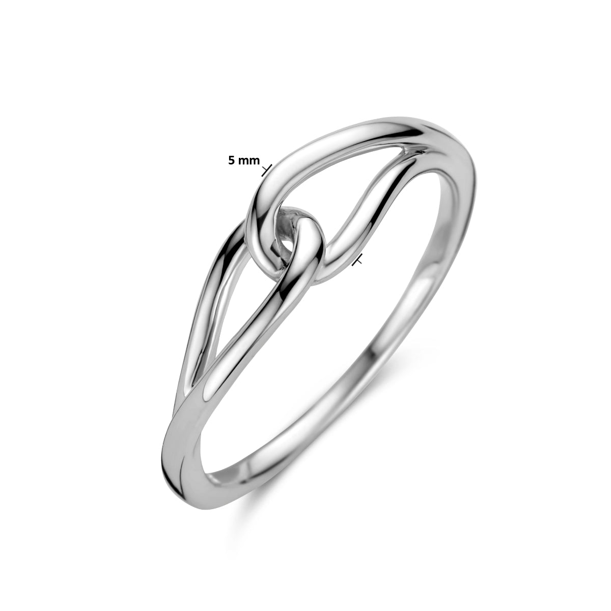 vDam Ring Zilver Gerhodineerd 1335330 Maat 17¾