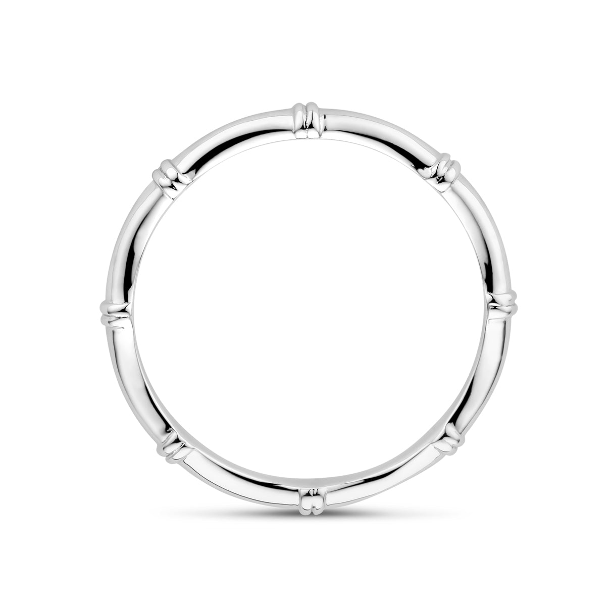 vDam Ring Zilver Gerhodineerd 1339031 Maat 16½