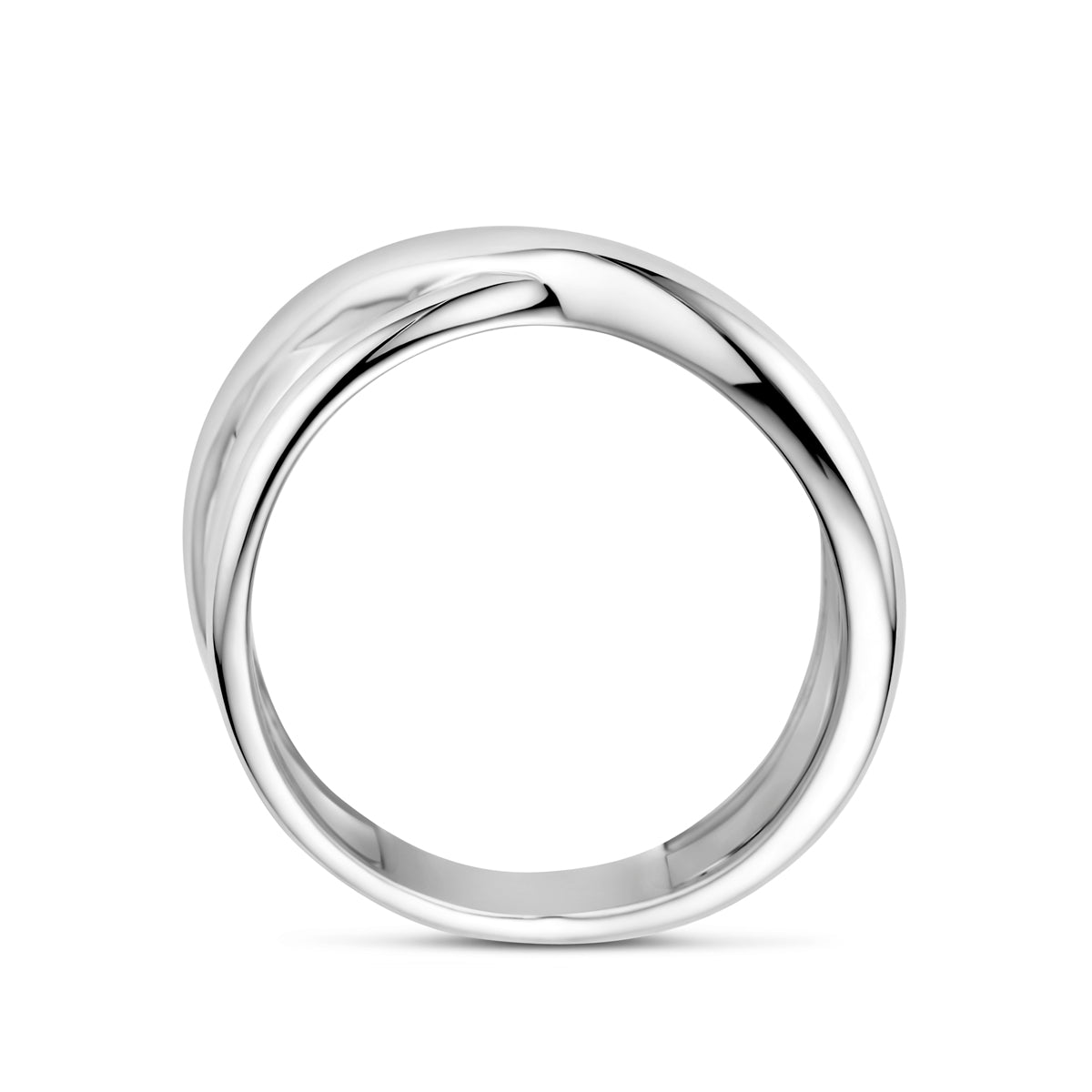 vDam Ring Zilver Gerhodineerd 1339427 Maat 17¾