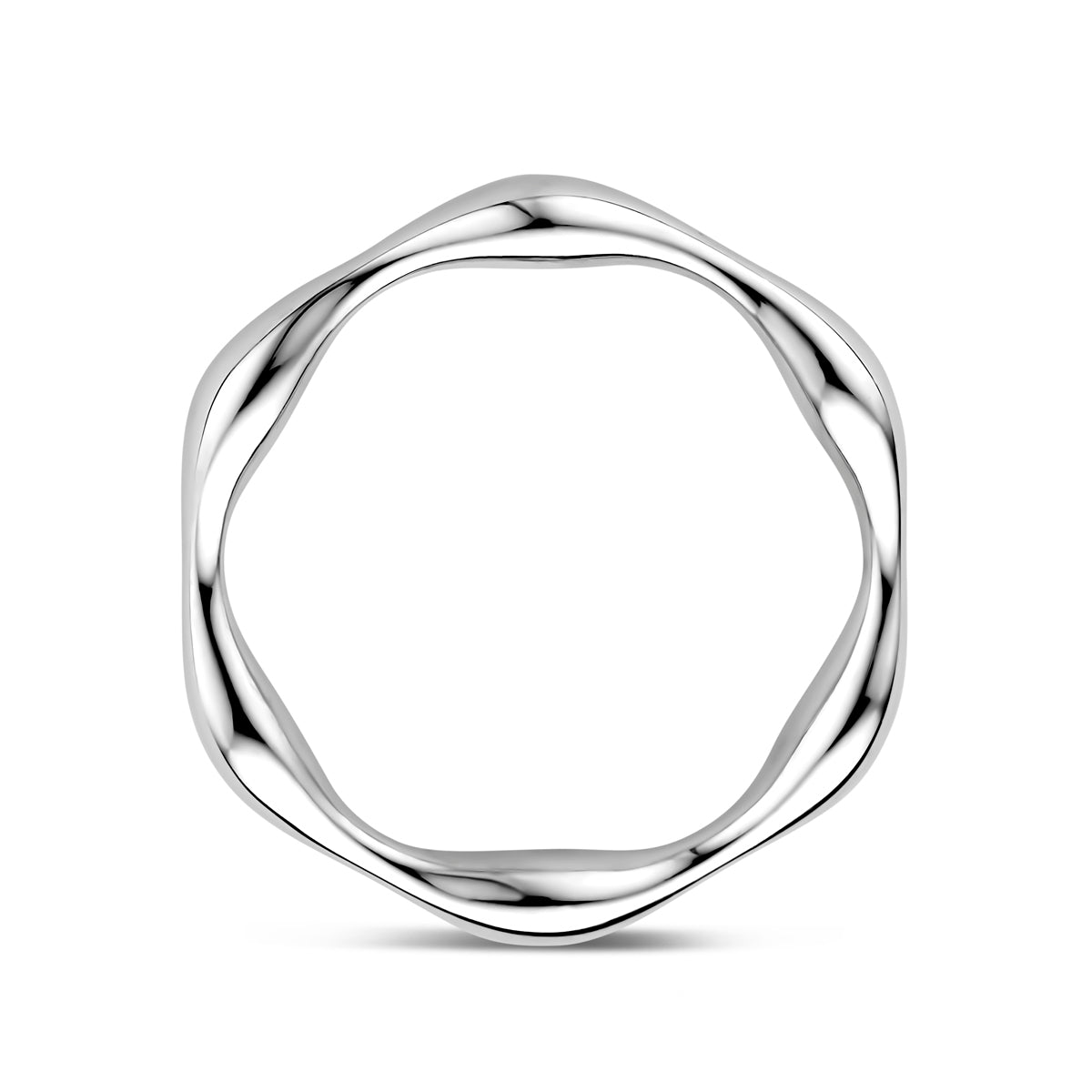 vDam Ring Zilver Gerhodineerd 1339543 Maat 17¾