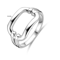 vDam Ring Zilver Gerhodineerd 1339561 Maat 16½