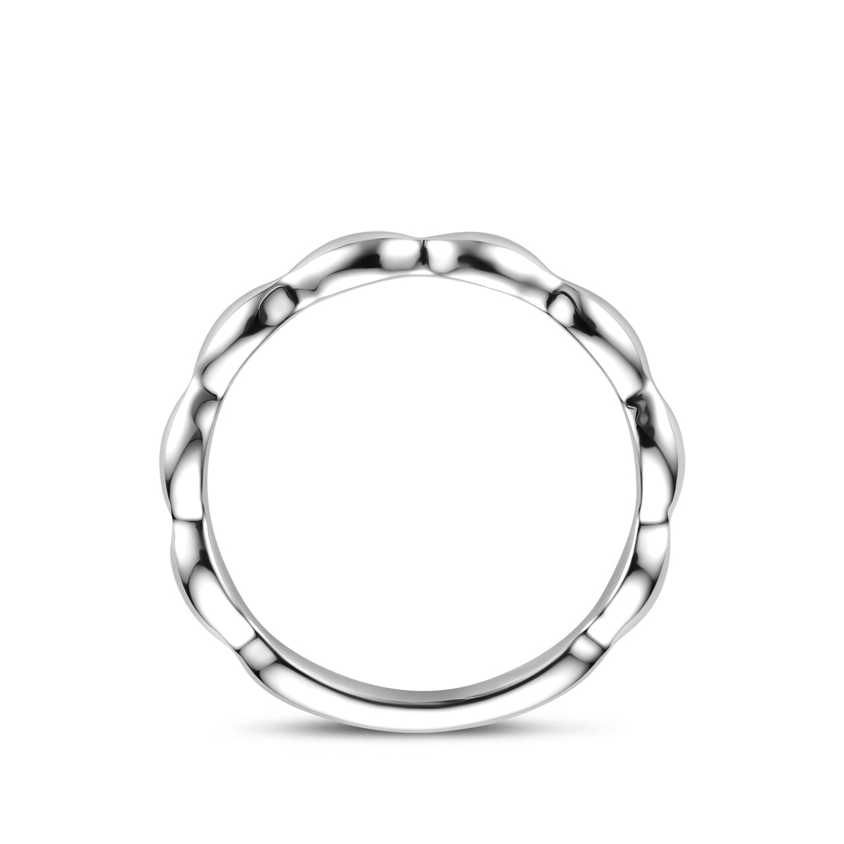 vDam Ring Zilver Gerhodineerd 1341516 Maat 16½