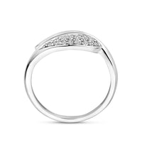 vDam Ring Zirkonia Poli/mat 8,5 Mm Zilver Gerhodineerd 1339827 Maat 18½