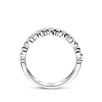 vDam Ring Zirkonia Poli/mat Zilver Gerhodineerd 1341931 Maat 17¾