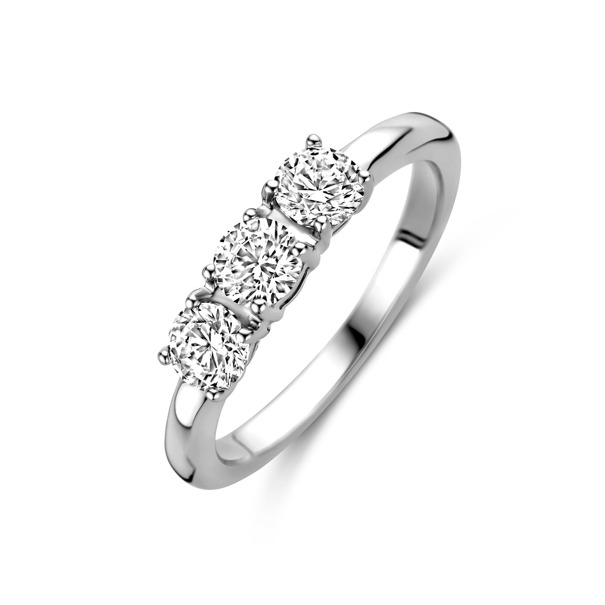 vDam Ring Zirkonia Zilver Gerhodineerd 1327098