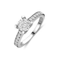 vDam Ring Zirkonia Zilver Gerhodineerd 1326599