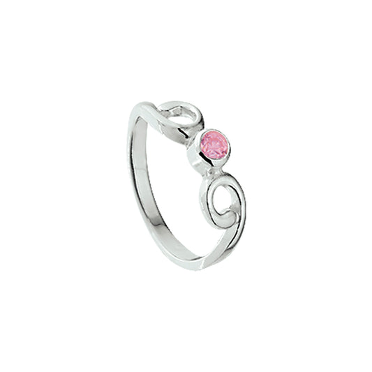 vDam Ring Roze Zirkonia Zilver Gerhodineerd 1329383