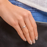 vDam Ring Zirkonia Zilver Gerhodineerd 1329861 Maat 18½