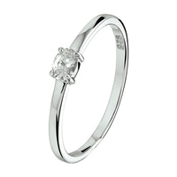 vDam Ring Zirkonia Zilver Gerhodineerd 1330192