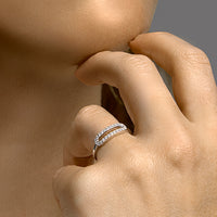 vDam Ring Zirkonia Zilver Gerhodineerd 1332597 Maat 18½