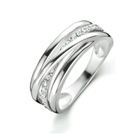 vDam Ring Zirkonia Zilver Gerhodineerd 1334975