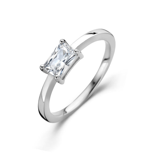 vDam Ring Zirkonia Zilver Gerhodineerd 1335986