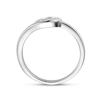 vDam Ring Zirkonia Zilver Gerhodineerd 1336099 Maat 16½