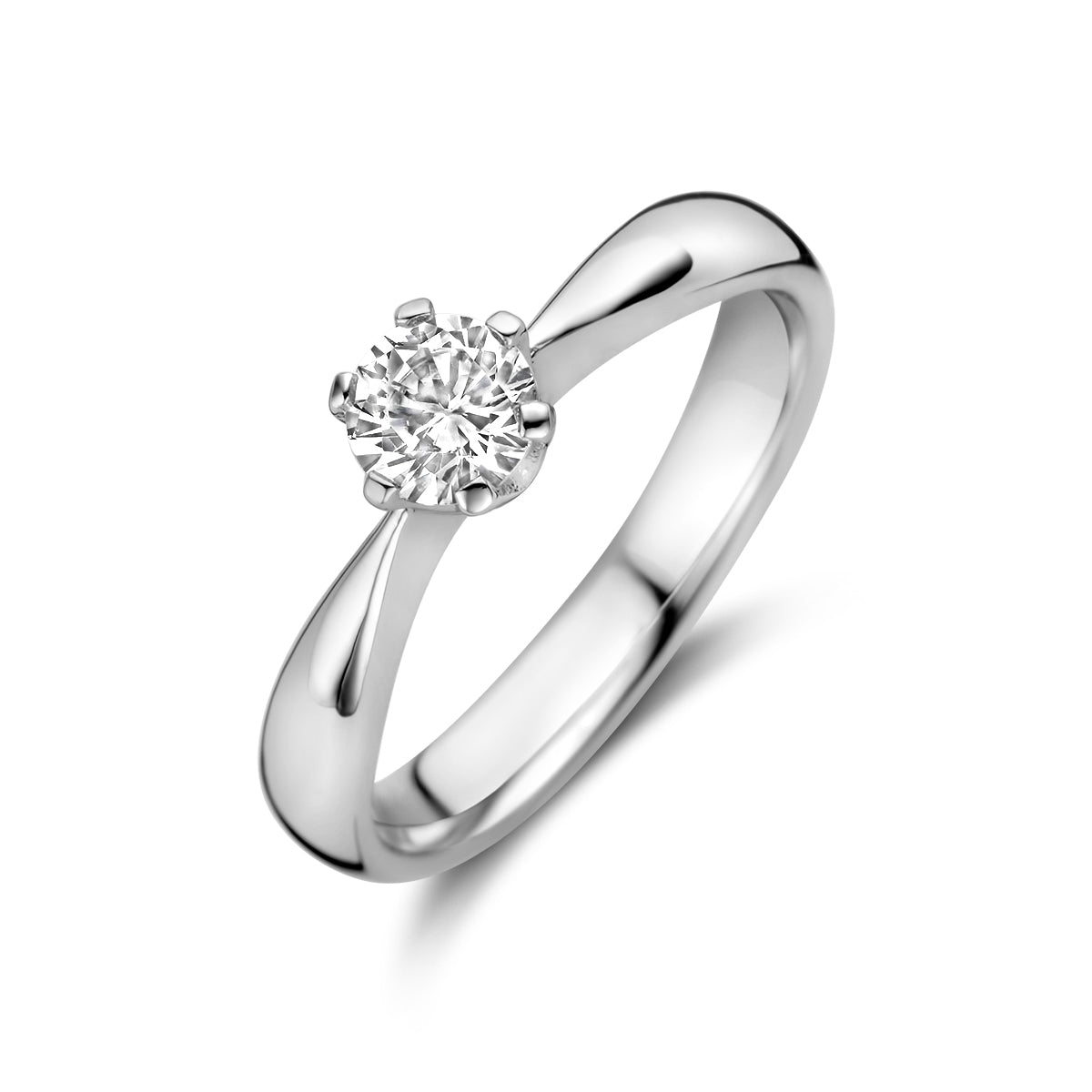 vDam Ring Zirkonia Zilver Gerhodineerd 1336760