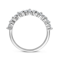 vDam Ring Zirkonia Zilver Gerhodineerd 1337015 Maat 18½