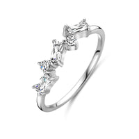 vDam Ring Zirkonia Zilver Gerhodineerd 1338112