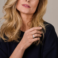 vDam Ring Zirkonia Zilver Gerhodineerd 1338348 Maat 18½