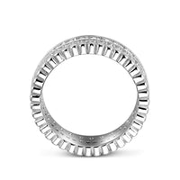 vDam Ring Zirkonia Zilver Gerhodineerd 1338545 Maat 16½