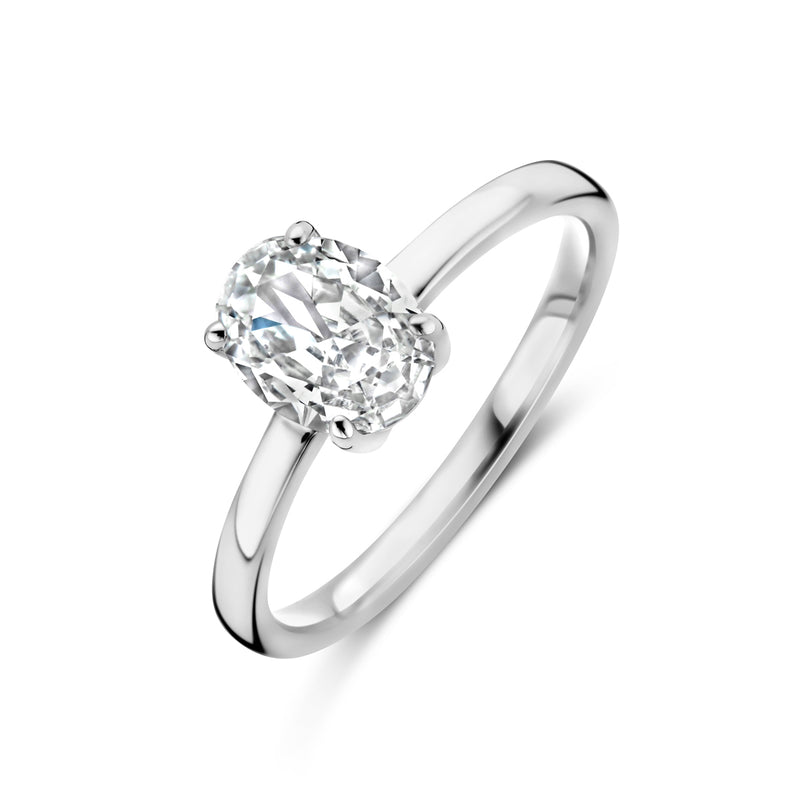 vDam Ring Zirkonia Zilver Gerhodineerd 1340189