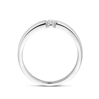 vDam Ring Zirkonia Zilver Gerhodineerd 1339008 Maat 18½