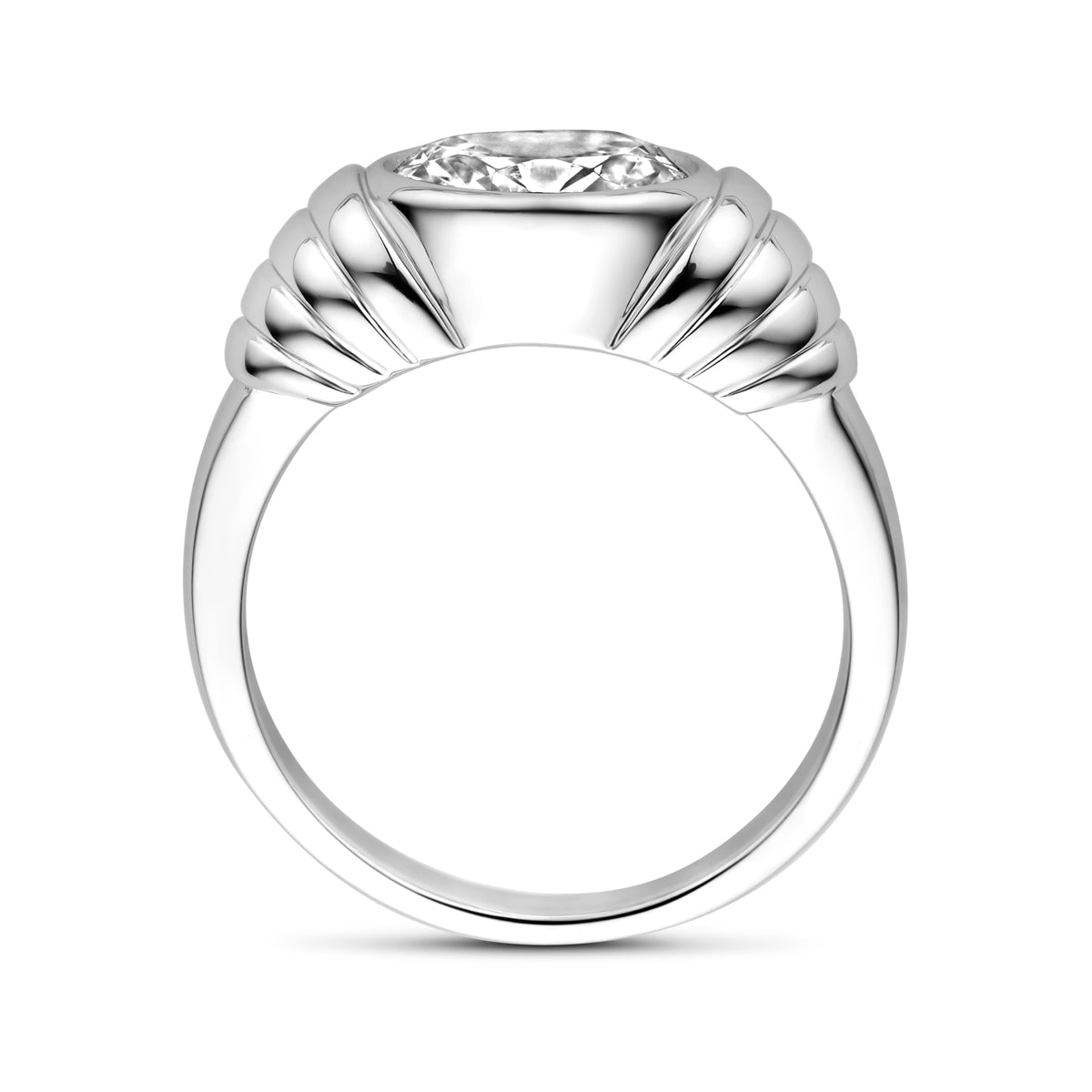 vDam Ring Zirkonia Zilver Gerhodineerd 1339168 Maat 18½