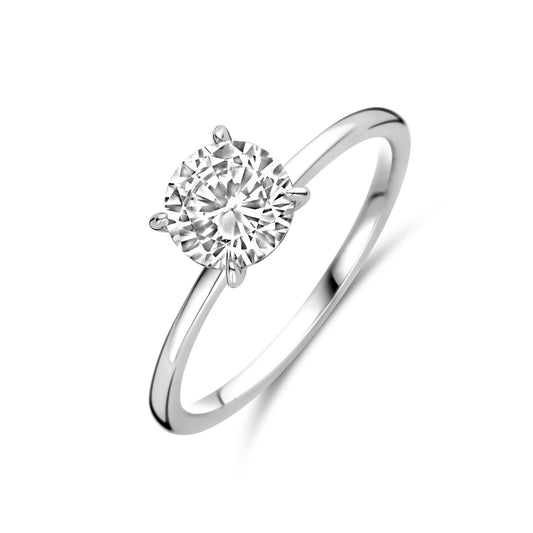 vDam Ring Zirkonia Zilver Gerhodineerd 1339183