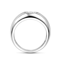 vDam Ring Zirkonia Zilver Gerhodineerd 1339220 Maat 16½