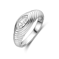 vDam Ring Zirkonia Zilver Gerhodineerd 1339227