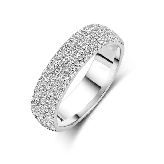 vDam Ring Zirkonia Zilver Gerhodineerd 1339388