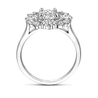 vDam Ring Zirkonia Zilver Gerhodineerd 1339570 Maat 16½