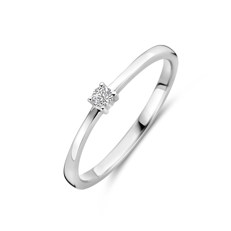 vDam Ring Zirkonia Zilver Gerhodineerd 1339766