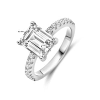 vDam Ring Zirkonia Zilver Gerhodineerd 1339786 Maat 16½